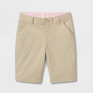 2 Girls' Uniform Chino Shorts - Cat & Jack Khaki for @fats1441